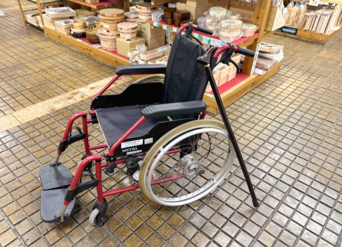 車椅子や杖の貸し出し