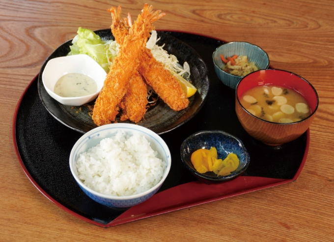 海老フライ定食